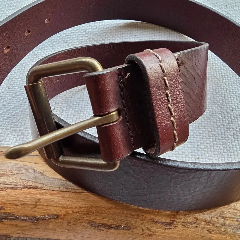 Allen Edmonds Brown Leather Belt